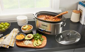 Kitchenaid 6 Quart Slow Cooker With Solid Glass Lid / Pioneer Woman  Programmable Slow Cooker New Manual