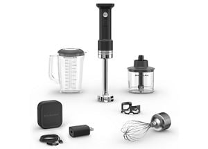 The KitchenAid Go™ Cordless Personal Blender with Accessories and battery included. 