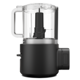 A stand-alone Black Matte KitchenAid Go™ Cordless Food Chopper.
