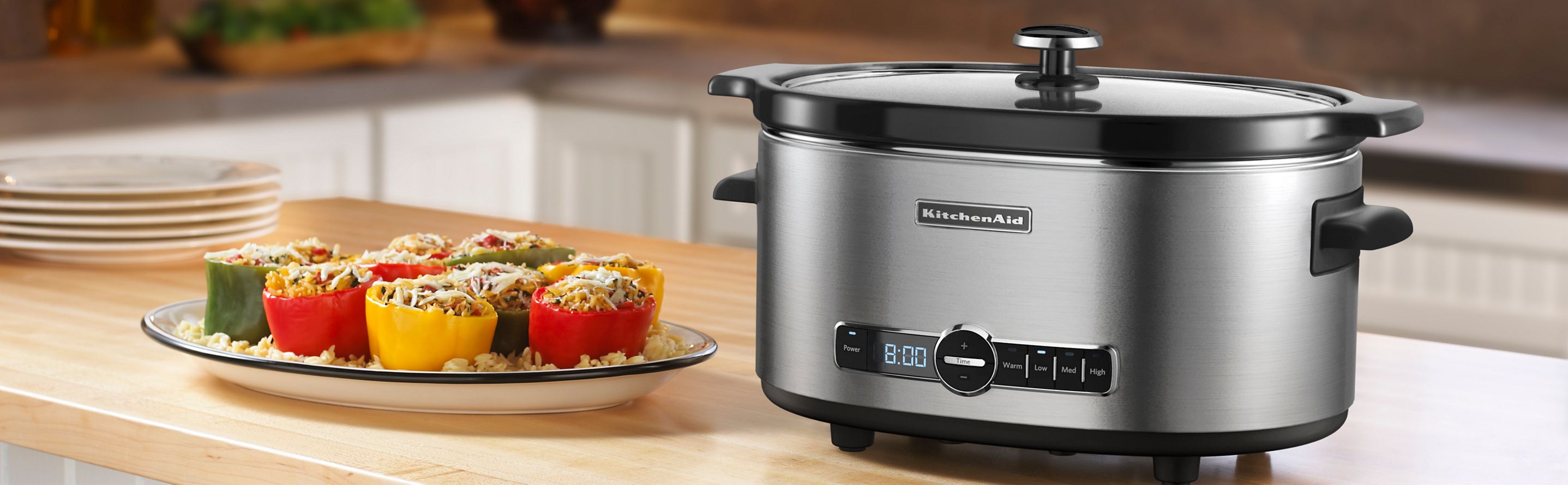 Crock-Pot Digital Slow Cooker - 8 qt - Black Stainless