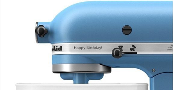 A KitchenAid® Stand Mixer side profile