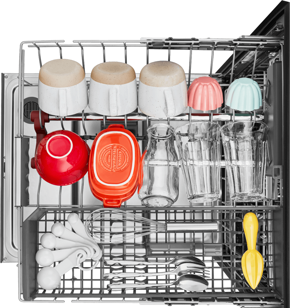 New Freeflex Third Rack Dishwasher Kitchenaid In addition, the simplehuman dish rack includes several accessories, such as a cutlery block, and the components can be configured in several ways. new freeflex third rack dishwasher