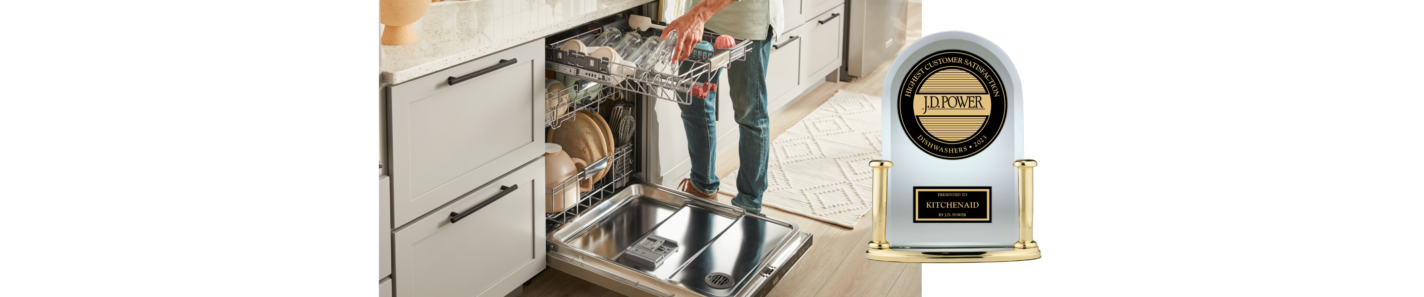 Sound rating for shop dishwashers