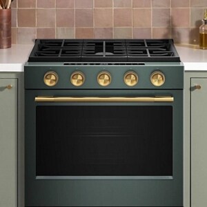 A Juniper Range in a contemporary kitchen.