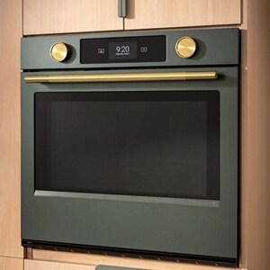A Juniper wall oven in a contemporary kitchen.