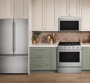 A Stainless Steel range in a contemporary kitchen.