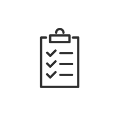 Checklist card icon.