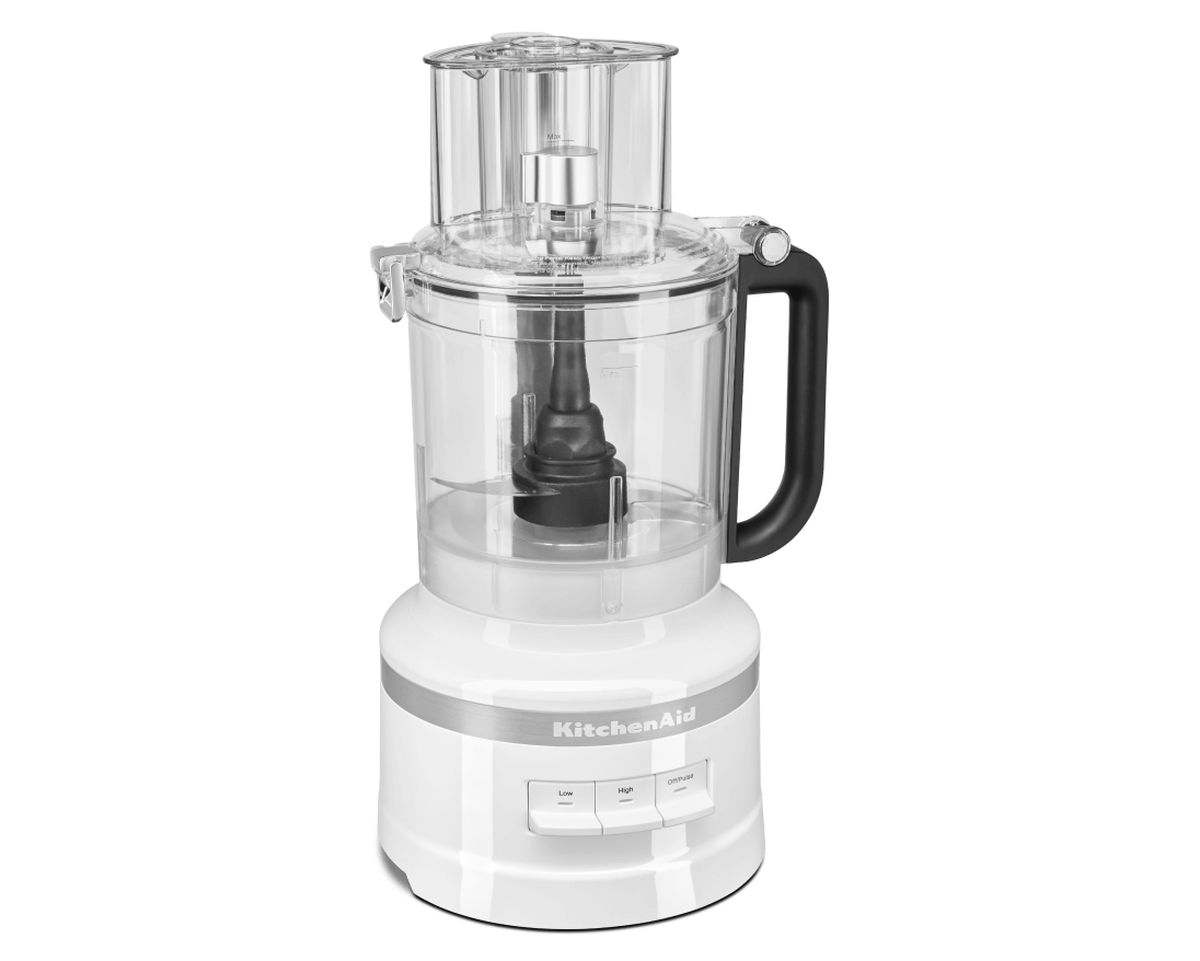 A White 13 Cup Food Processor.