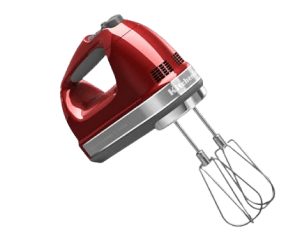 A KitchenAid® Hand Mixer.