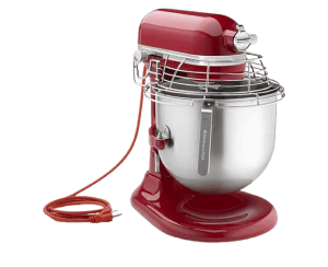 A KitchenAid® Commercial Stand Mixer.