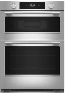 A combination wall oven