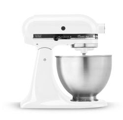 KitchenAid® Classic Plus™ Series 4.5 Quart Tilt-Head Stand Mixer KSM75WH