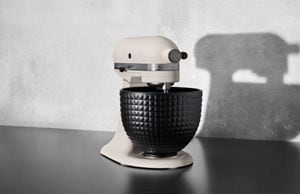 Black and hot sale white stand mixer