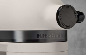 A closeup of the Limited Edition Stand Mixer, focusing on the trim band.