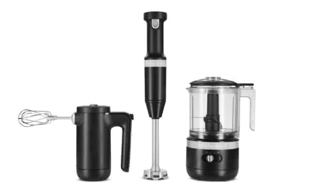 The Cordless Collection in Matte Black.