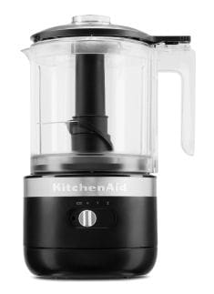A KitchenAid® Cordless 5 Cup Food Chopper.