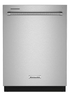 A KitchenAid® 44 Dba Dishwasher With Freeflex™ Third Rack And Led Interior Lighting.