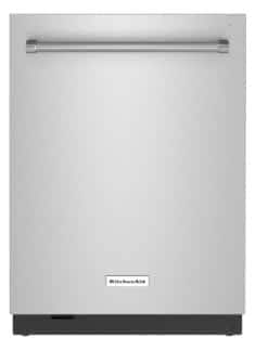 A KitchenAid® 44 dBA Dishwasher with FreeFlex™ Third Rack and LED Interior Lighting.