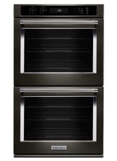 A KitchenAid® 27" Double Wall Oven with Even-Heat™ True Convection.
