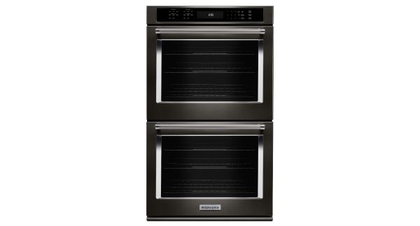 A KitchenAid® 27" Double Wall Oven with Even-Heat™ True Convection.