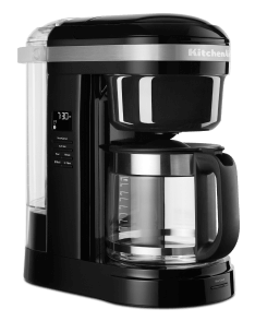 A KitchenAid® 12 Cup Drip Coffee Maker With Spiral Showerhead.