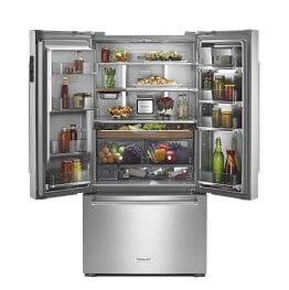 KitchenAid® French Door Refrigerator in stainless.
