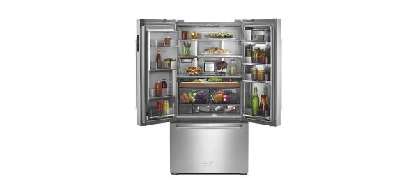 KitchenAid® French Door Refrigerator in stainless.