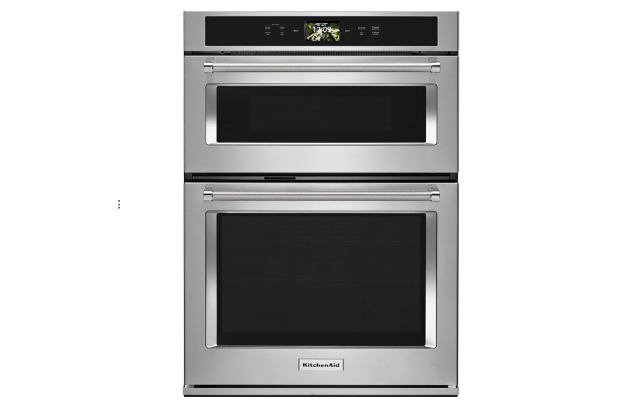 A Smart Oven+ 30" Combination Oven with Powered Attachments.
