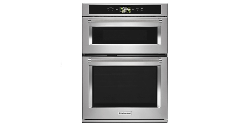 A Smart Oven+ 30" Combination Oven with Powered Attachments.