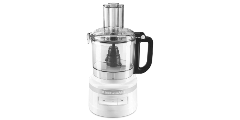 A white 7 Cup Food Processor.