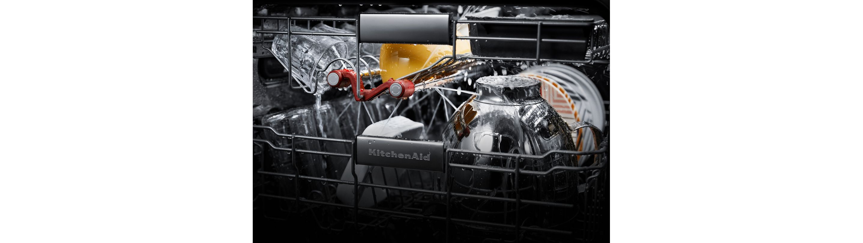 Dishes in the KitchenAid® 360° Max Jets™ Third Rack dishwasher