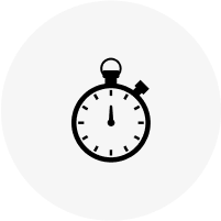 Icon of a stopwatch.