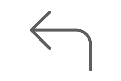 An icon of a left-facing arrow