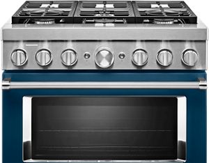 36" 6-Burner Dual Fuel Freestanding Range, Commercial-Style