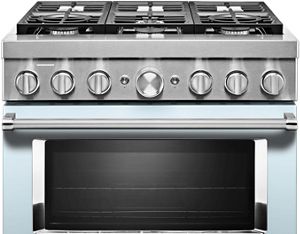 36" 6-Burner Dual Fuel Freestanding Range, Commercial-Style