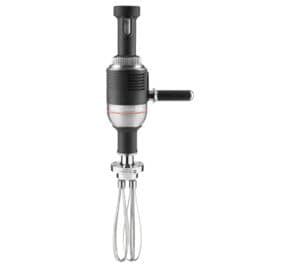 A commercial immersion blender from KitchenAid.