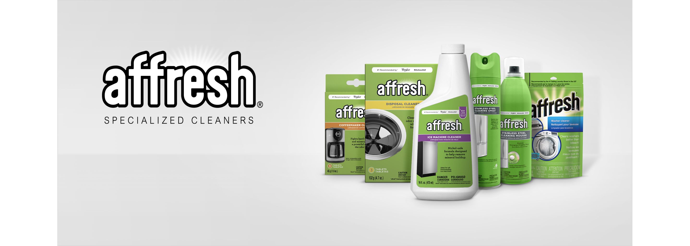 A collection of affresh® products.