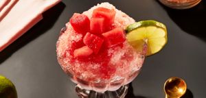 Watermelon Lime shaved ice.