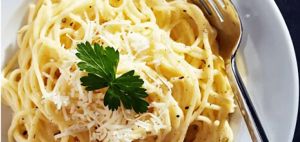 Picturesque pasta made simply with cheese and pepper. A recipe from Yummly.