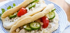 Pita tacos. Greek meets mexican in this mouthwatering combination recipe from Yummly.