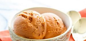 Home-made Thai tea. In ice-cold ice cream form, via Yummly.