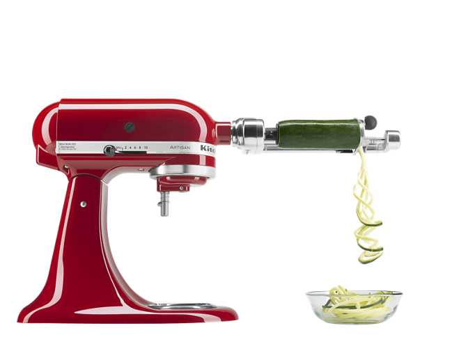 KitchenAid® stand mixer with Fresh Prep attachment
