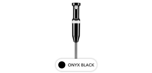 A Cordless Variable Speed Hand Blender in Onyx Black