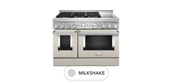 A 48" Smart Commercial-Style Gas Range with Griddle