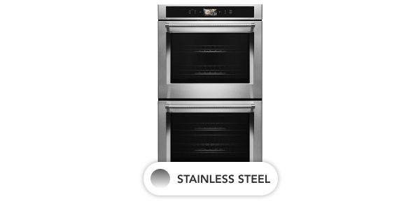 A KitchenAid® Double Wall Oven in Stainless Steel