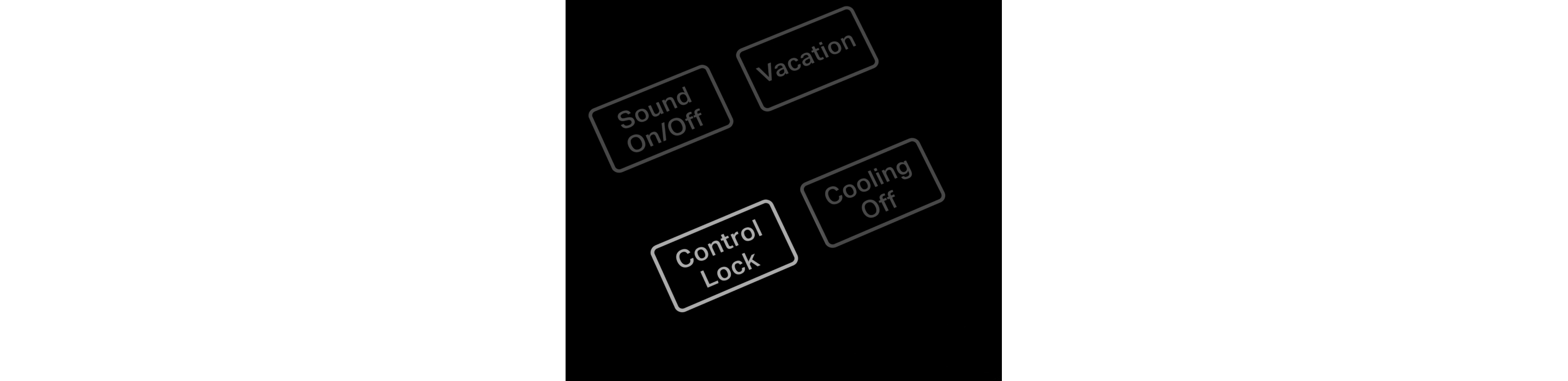 Lock button on Internal Touchscreen Controls