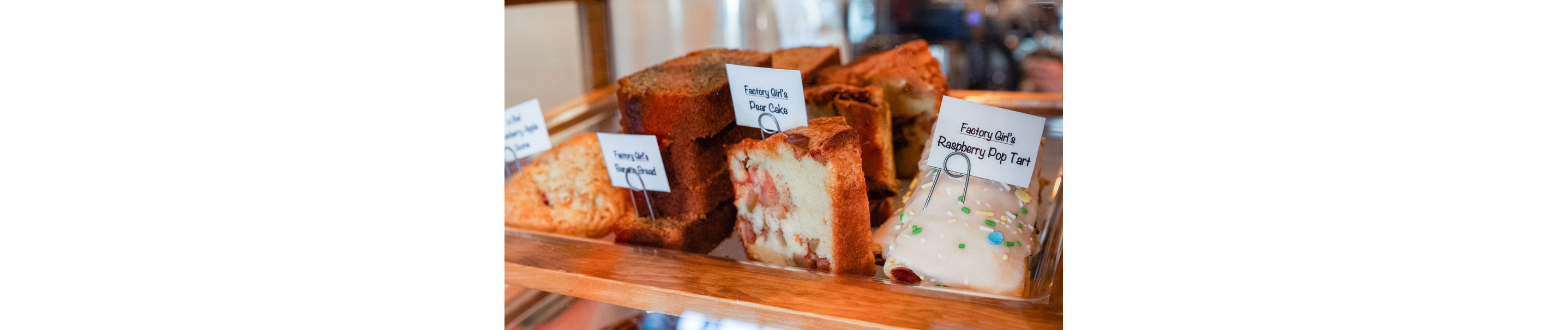 A variety of pastries served at The Coffee Room.