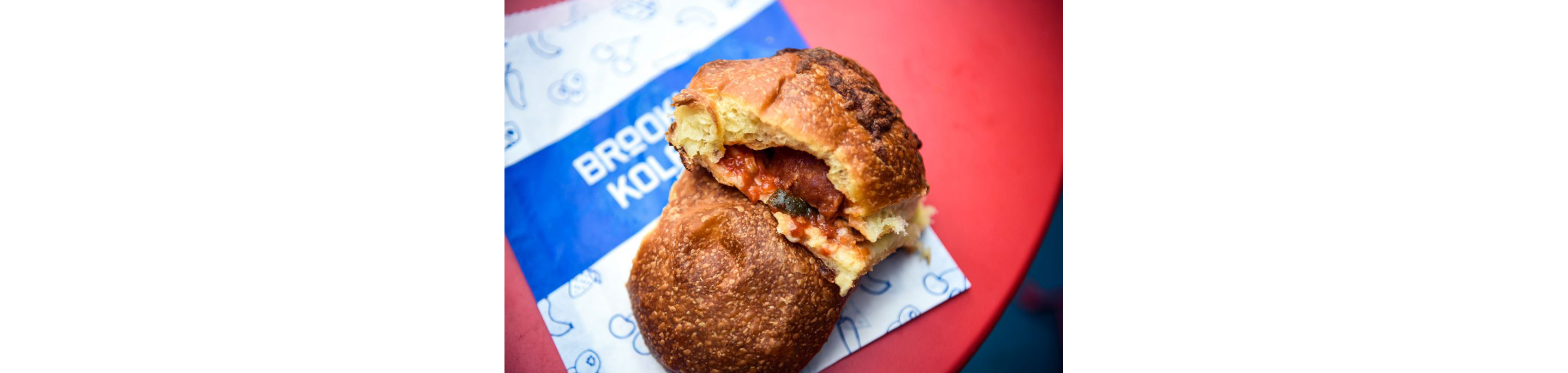 Two meat kolaches.