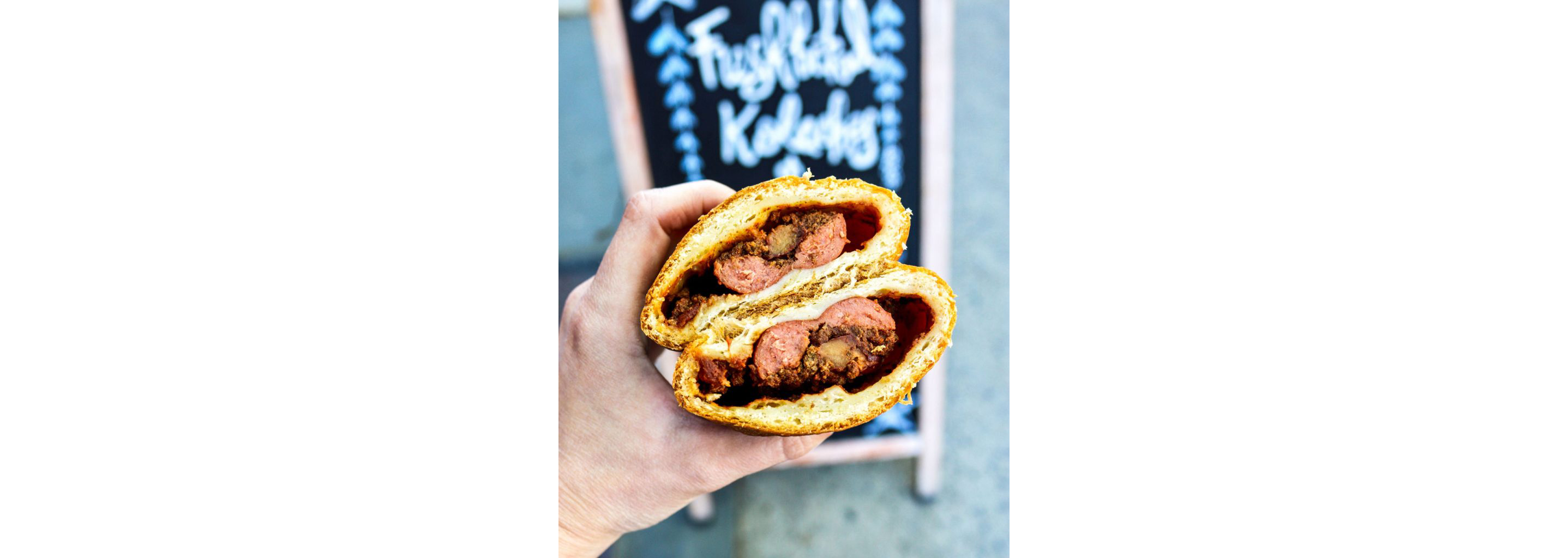 A meat kolache.