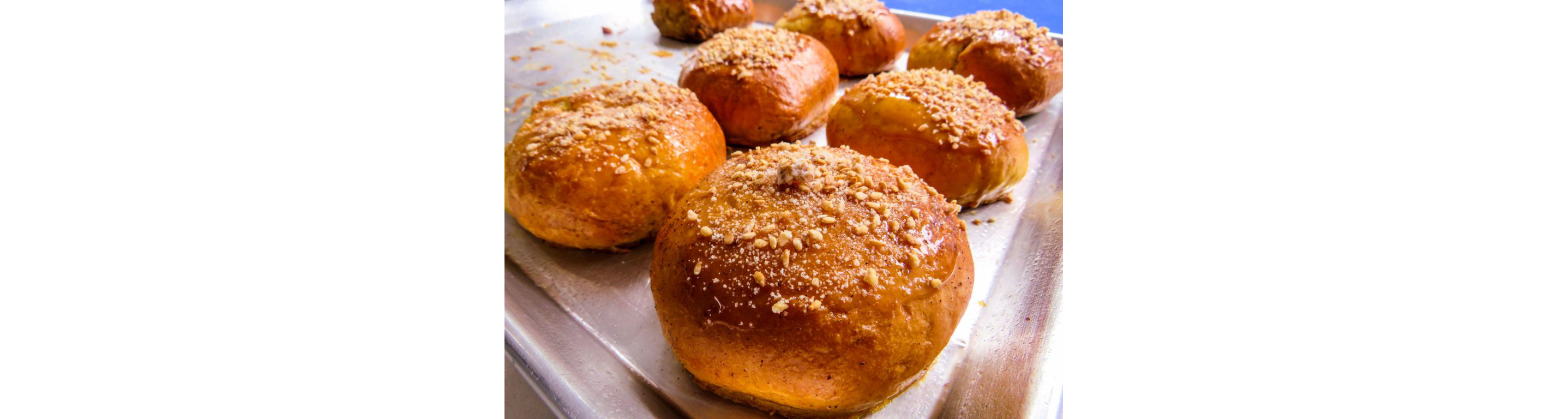 Freshly baked kolaches.